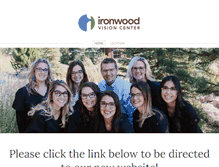 Tablet Screenshot of ironwoodvisioncenter.com
